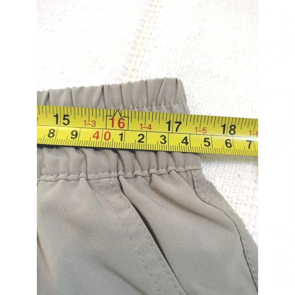 BURLEBO Mens XXL Everyday Shorts Khaki Flying Mallard Duck Pockets Performance